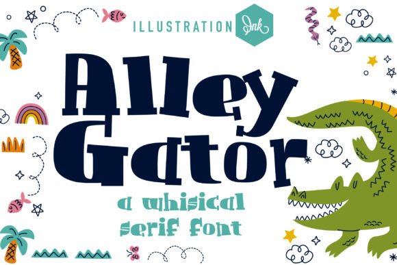 Alley Gator: A Playful Serif Font for Business Branding