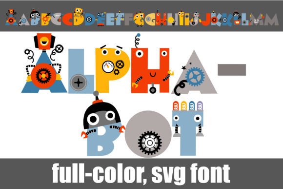 Alpha-bot: A Full-Color Font Review for Branding