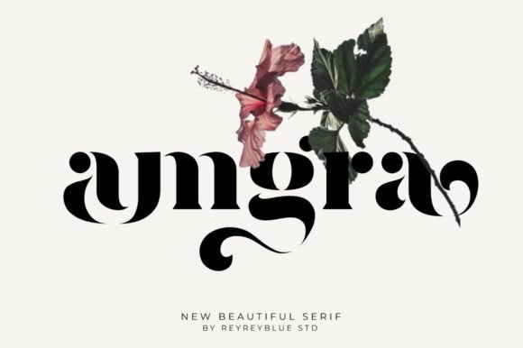 Amgra: A Modern Luxury Stencil Font for Brands