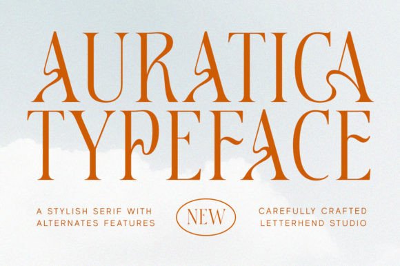 Auratica Typeface: A Stylish Serif for Polished Branding
