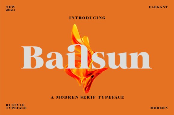 Bailsun: The Modern Serif Font for Marketers