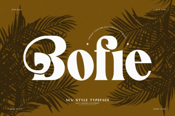 Bofie: An Elegant Serif Typeface for Editorial Design