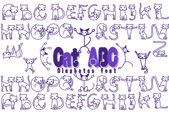 Cat Abc: A Playful Font for Editorial Design