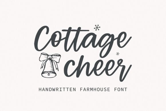 Cottage Cheer: A Handwritten Font for Your Brand