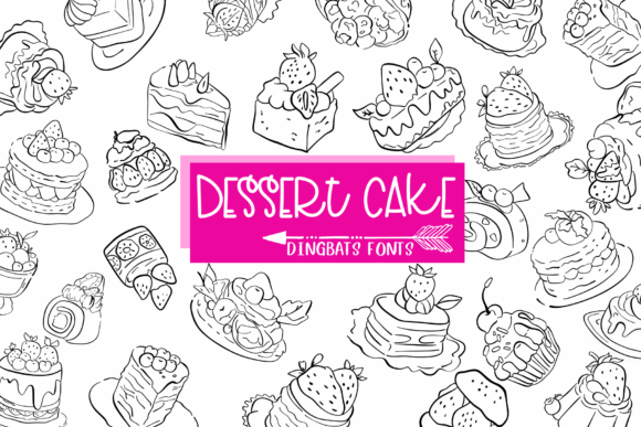 Dessert Cake: A Sweet Display Font for Editorial Design