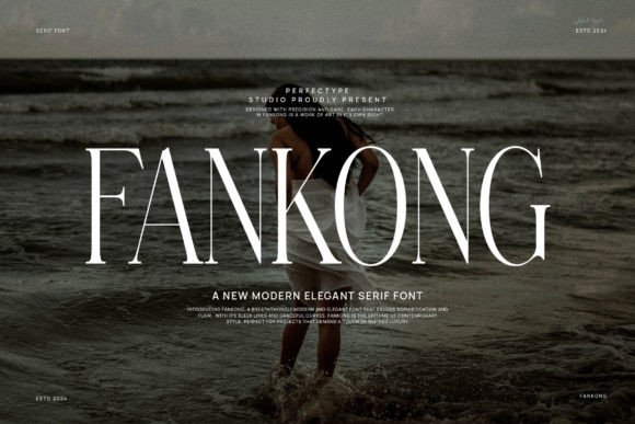 Fankong: A Modern Serif Font for Editorial Design