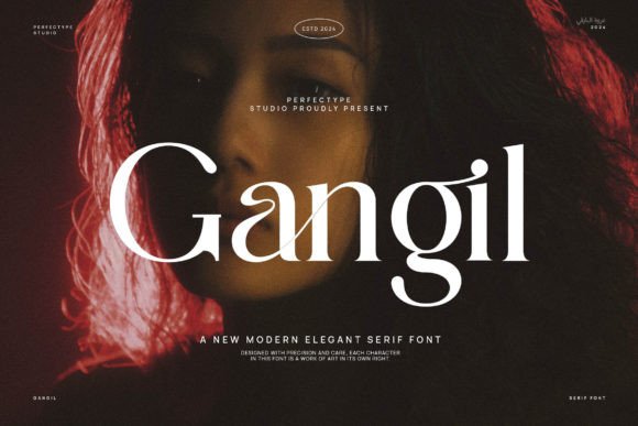 Gangil: A Bold Serif Font for Editorial Design