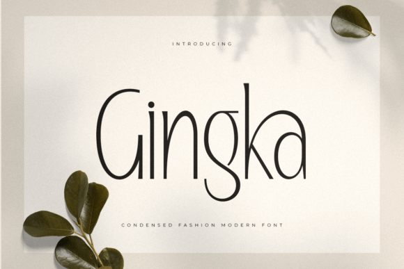 Gingka: The Elegant Serif Font for Polished Branding