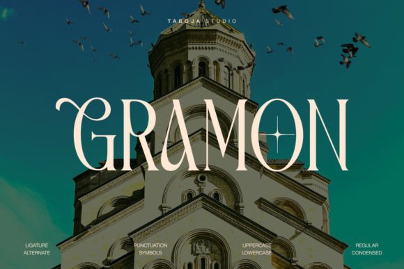 Gramon: The Condensed Serif Font for Modern Campaigns