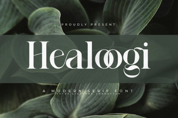 Healoogi: A Modern Serif Font for Crafters