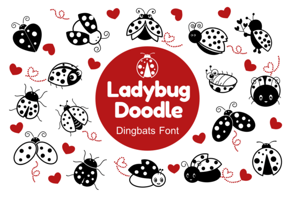 Ladybug Doodle: A Playful Display Font for Marketers