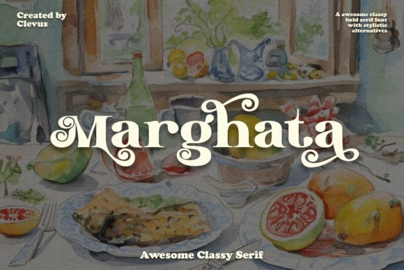 Marghata: A Classy Serif Font for Makers