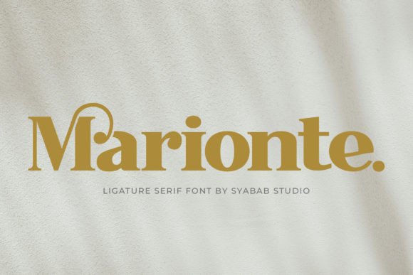 Marionte: A Luxurious Serif Font Review for Branding
