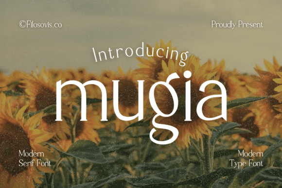 Mugia: A Playful Modern Serif Font for Makers