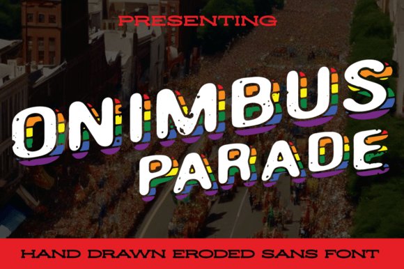 Onimbus Parade: A Bold Display Font for Editorial Design