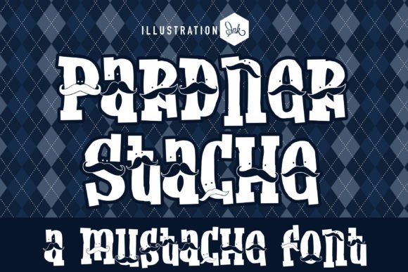 Pardner Stache: A Hand-Crafted Serif Font for Crafters