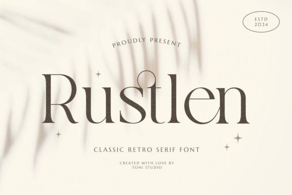 Rustlen: The Elegant Serif Font for Luxury Crafts