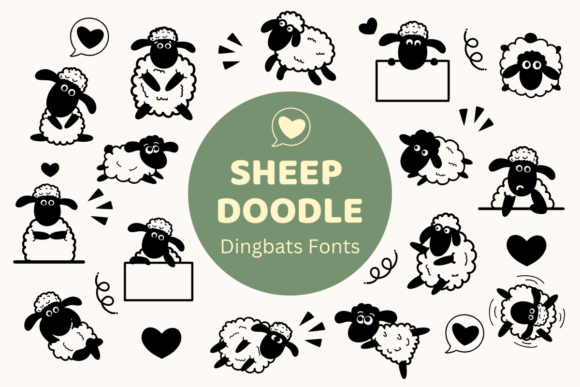 Sheep Doodle: A Playful Dingbat Font Review