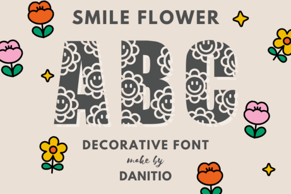 Smile Flower: A Decorative Font for Engaging Brand Content