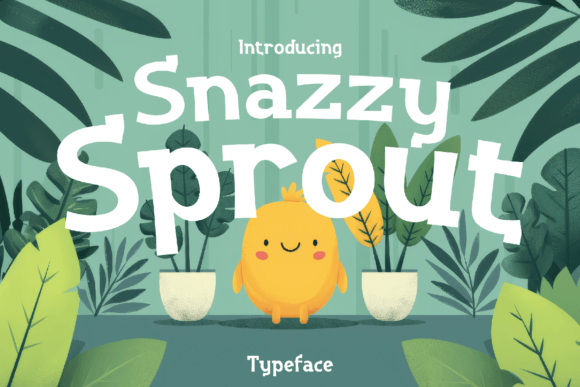 Snazzy Sprout: A Joyful Serif Font for Makers