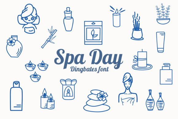 Spa Day: A Playful Dingbats Font for Branding