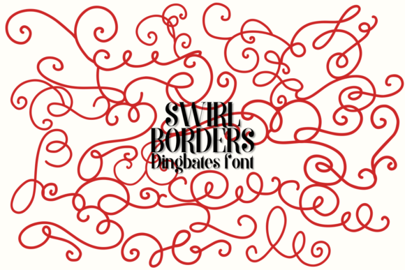 Swirl Borders: A Decorative Font for Campaigns