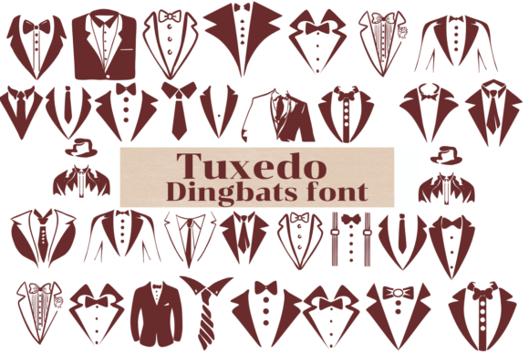 Tuxedo: A Classy Dingbat Font for Branding