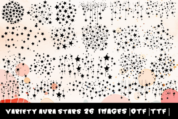 Variety Aura Stars: A Celestial Font for Branding