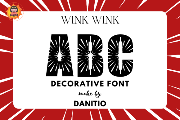 Wink Wink: A Cute Decorative Font for Editors